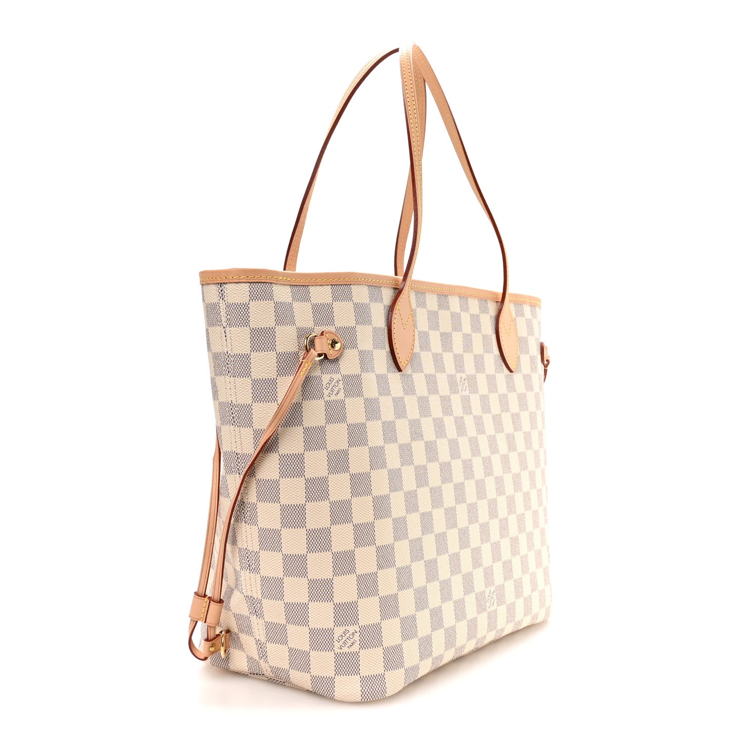 Damier Azur Neo Neverfull MM Rose Ballerine