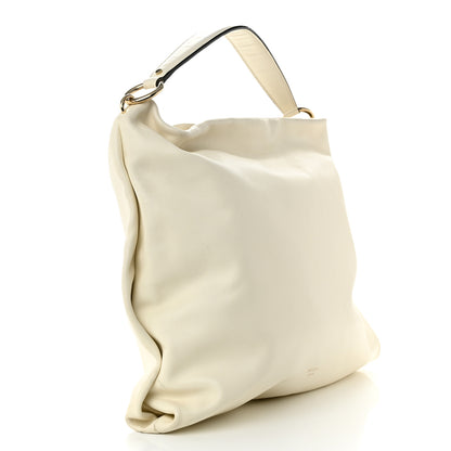 Jimmy Choo Smooth Calfskin Callie Hobo Bag Latte 3 of 12