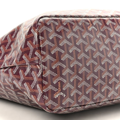 Goyard Goyardine Boheme Hobo Burgundy 9 of 10