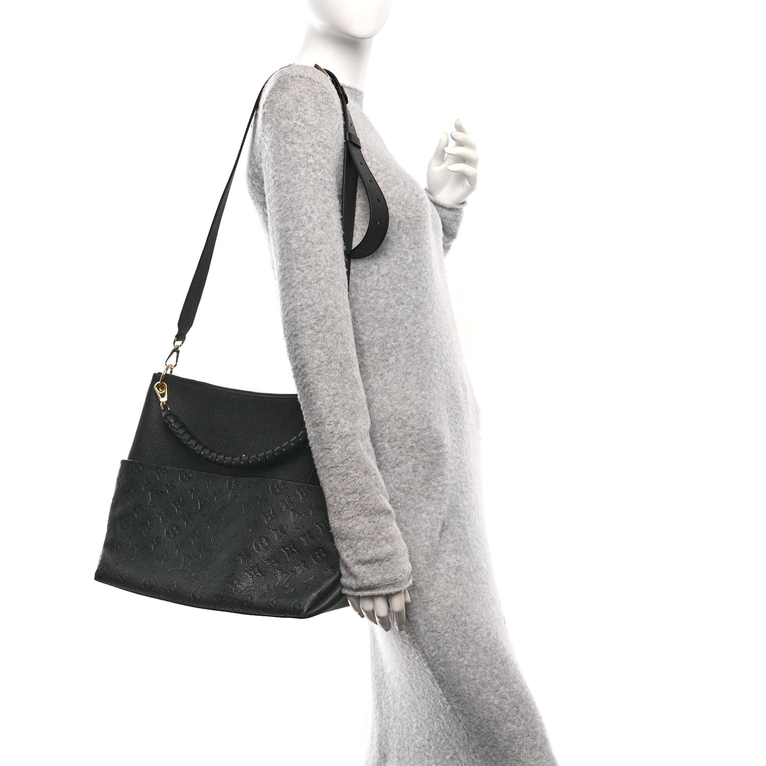 Louis Vuitton Empreinte Maida Hobo Black 3 of 9