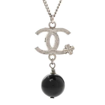 Chanel CC Bead Drop Necklace Black 4 of 8