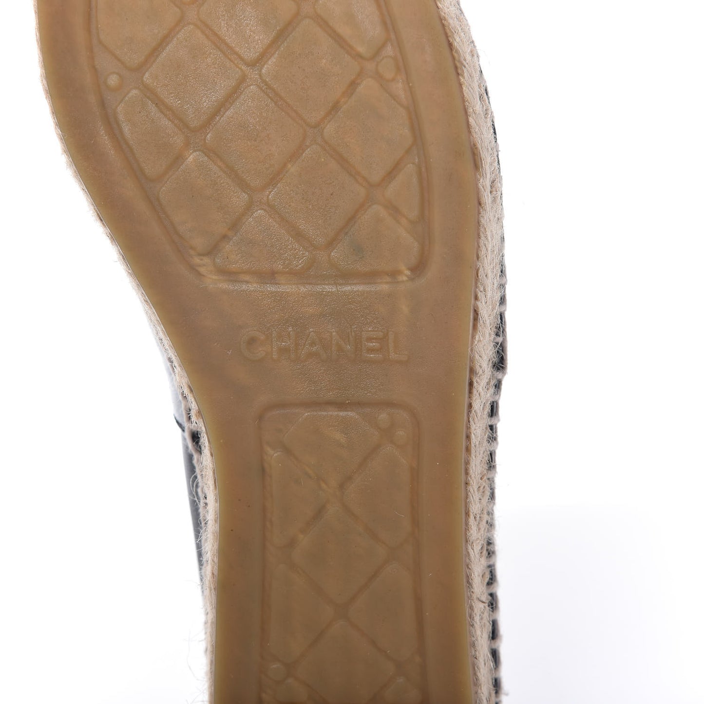 Lambskin CC Espadrilles 40 Black