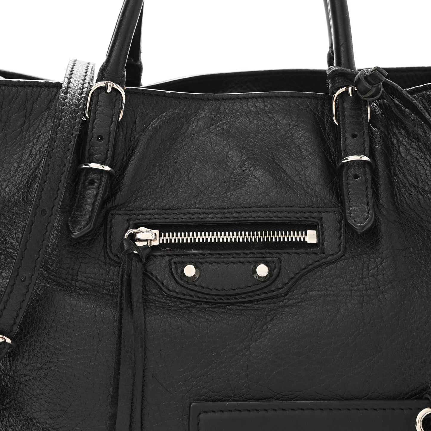 Veau Papier A6 Zip Around Tote Black