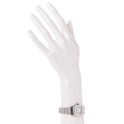 Cartier Stainless Steel 24mm Santos de Galbee Quartz Watch 2 of 7