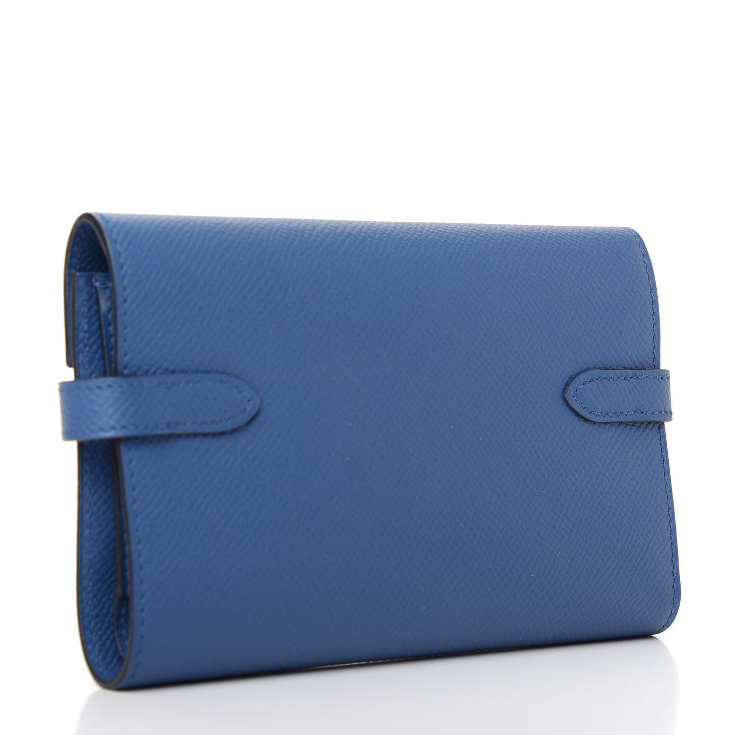 Epsom Medium Kelly Wallet Bleu Agate