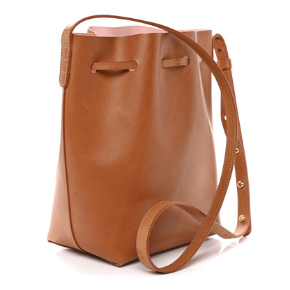Mansur Gavriel Vegetable Tanned Calfskin Mini Bucket Bag Cammello Rosa 3 of 13