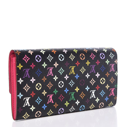 Louis Vuitton Monogram Multicolor Sarah Wallet Black Grenade 3 of 7