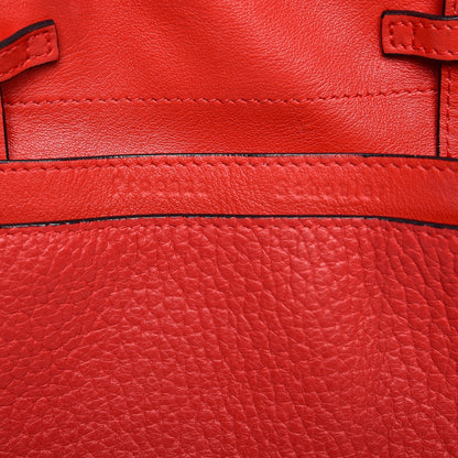 Proenza Schouler Pebbled Calfskin PS Courier Backpack Red 6 of 10