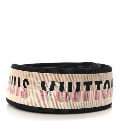 Louis Vuitton Jacquard Speedy Bandouliere 20 Shoulder Strap Black 2 of 3