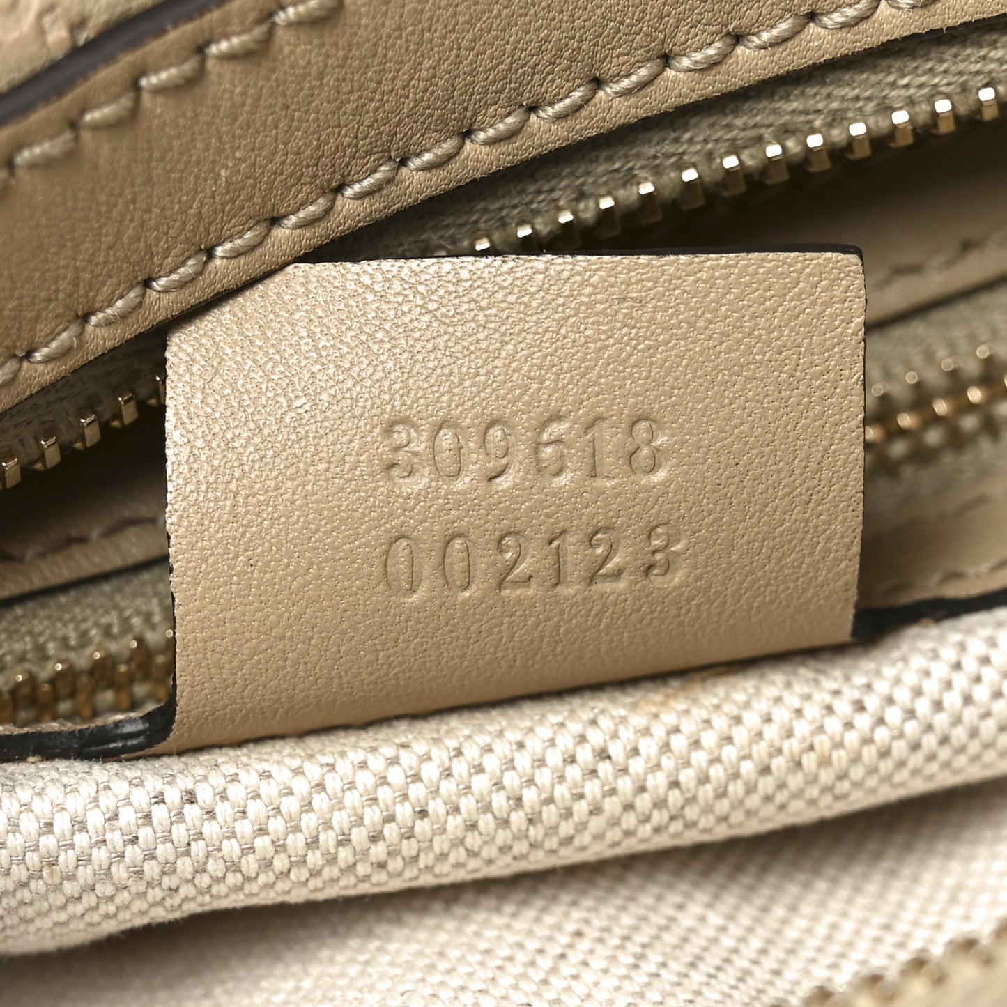 Guccissima Medium Nice Hobo Beige