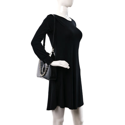 Givenchy Box Calfskin Small Zipped Cut Out Shoulder Bag Black 2 of 10
