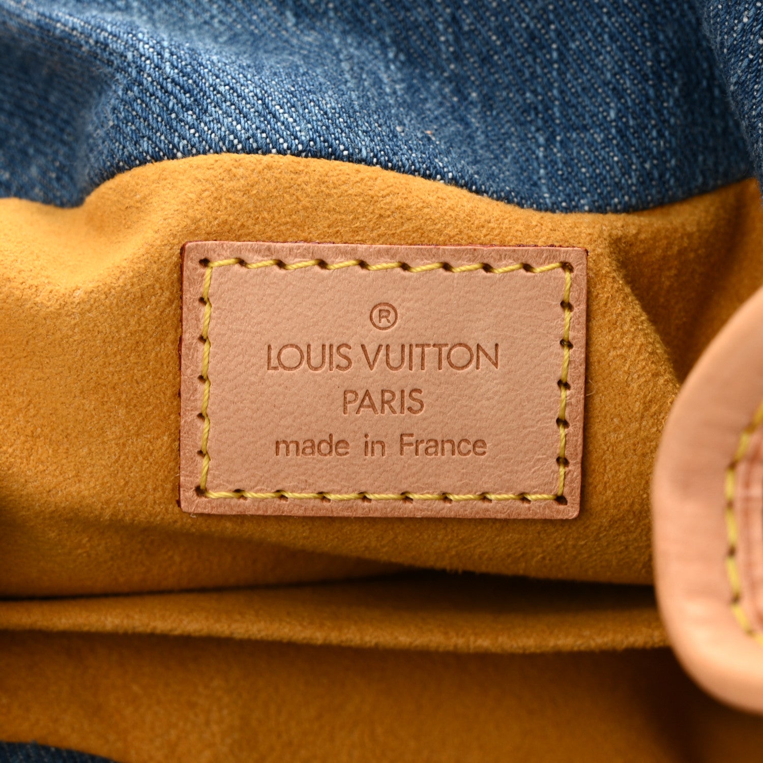 Louis Vuitton Monogram Denim Pleaty Blue 6 of 9