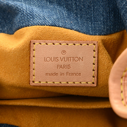 Louis Vuitton Monogram Denim Pleaty Blue 6 of 9