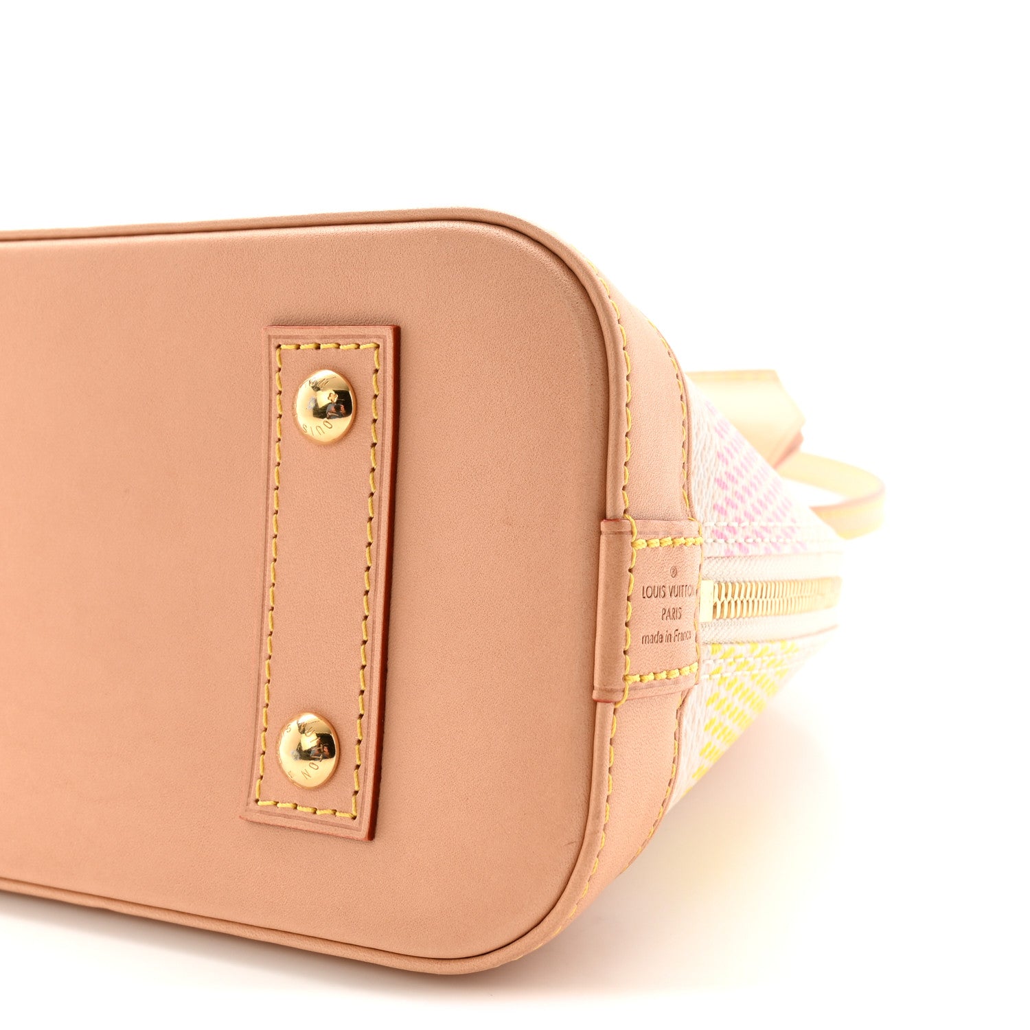 Louis Vuitton Damierlicious Alma BB Rose Peach 9 of 10