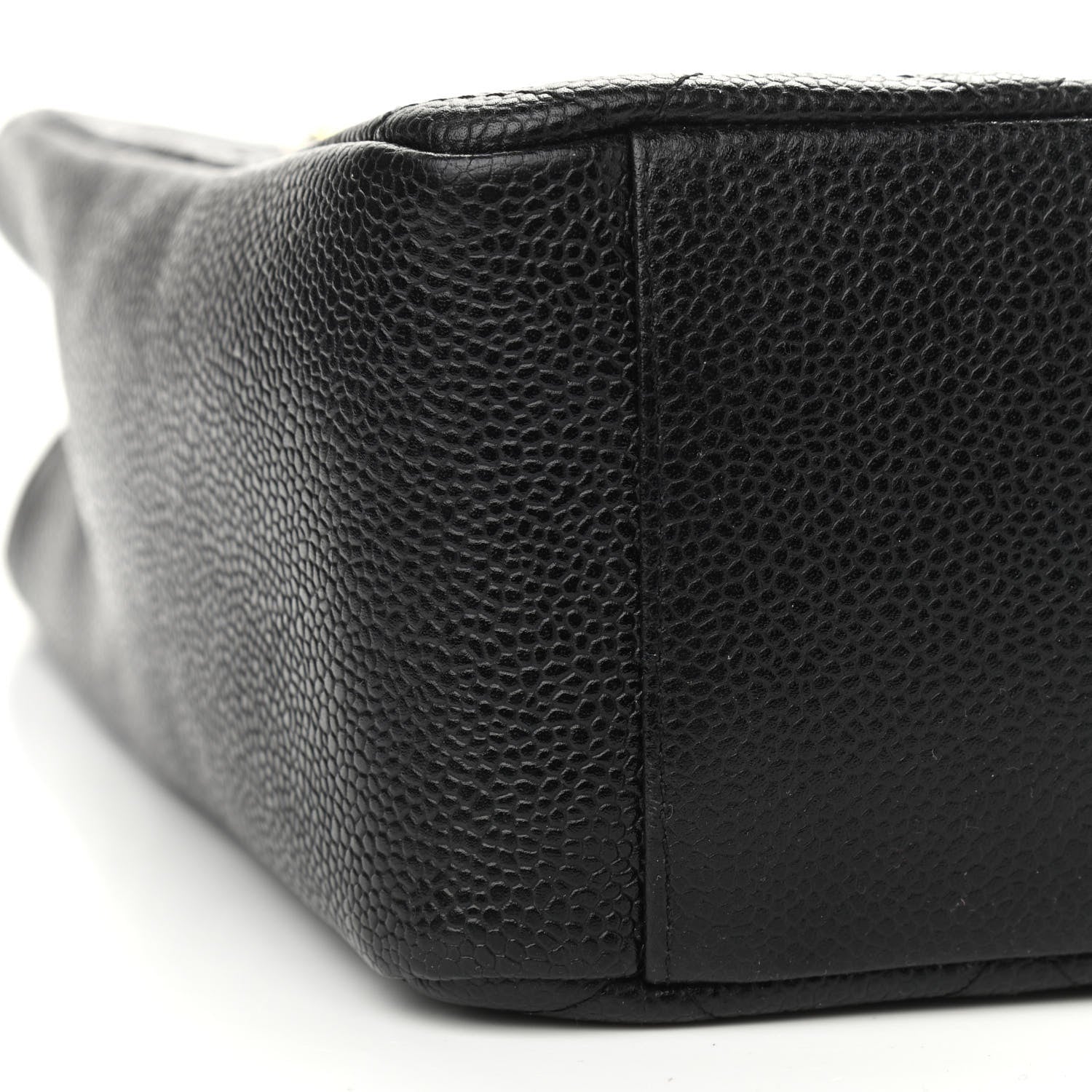 Chanel Caviar Quilted Petit Shopping Tote PST Black 9 of 10