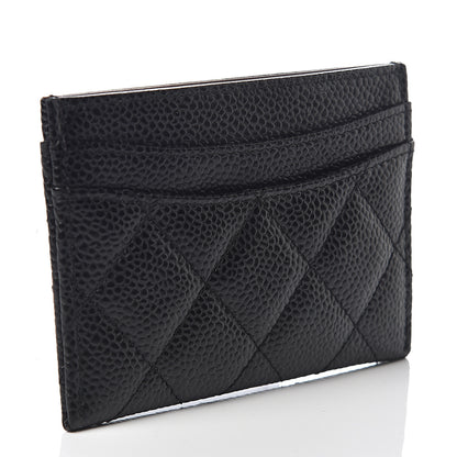 Chanel Caviar Quilted Card Holder Black 2 of 7