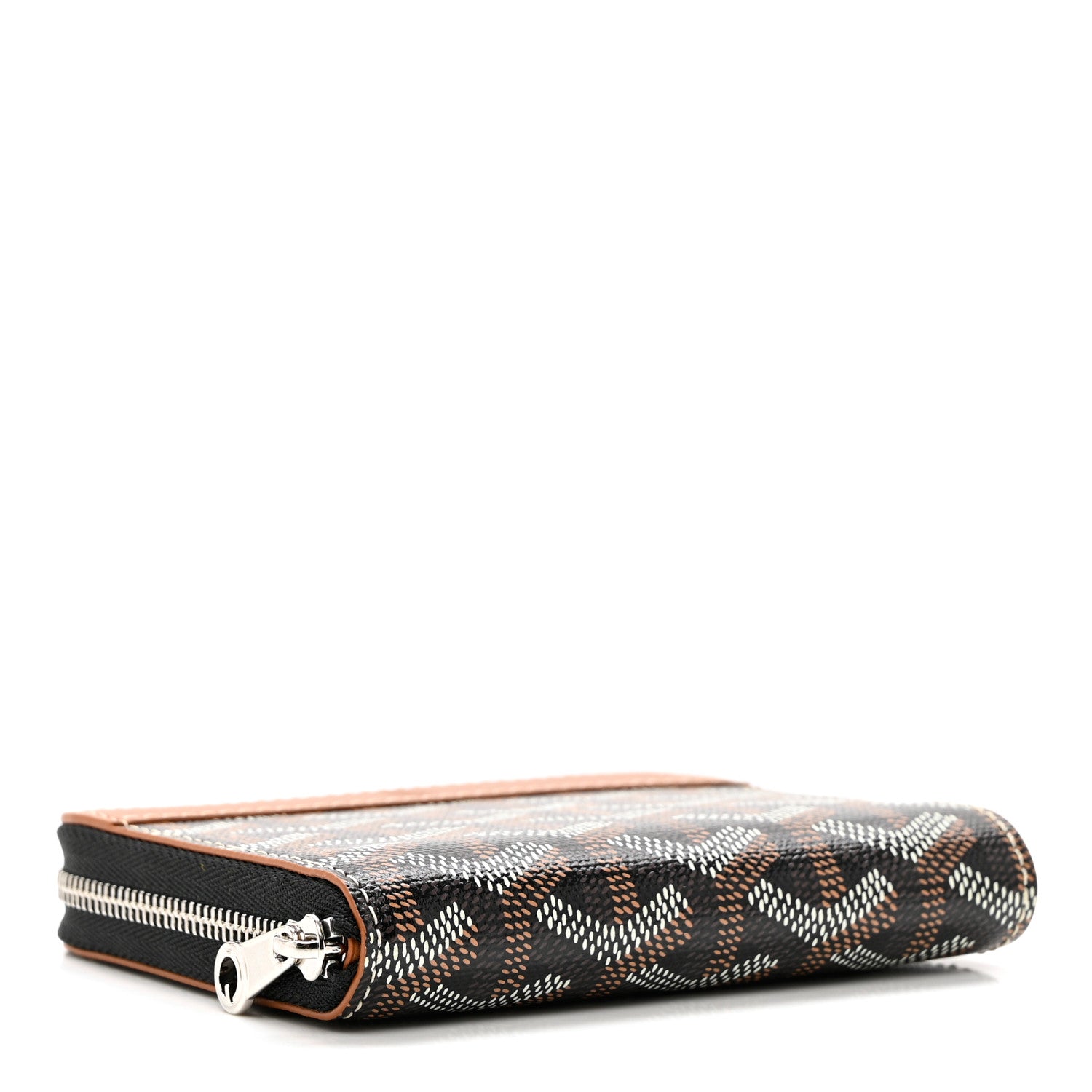 Goyard Goyardine Matignon PM Wallet Black Gold 4 of 7