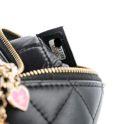 Chanel Lambskin Quilted Casino Coin Purse Black 7 of 7