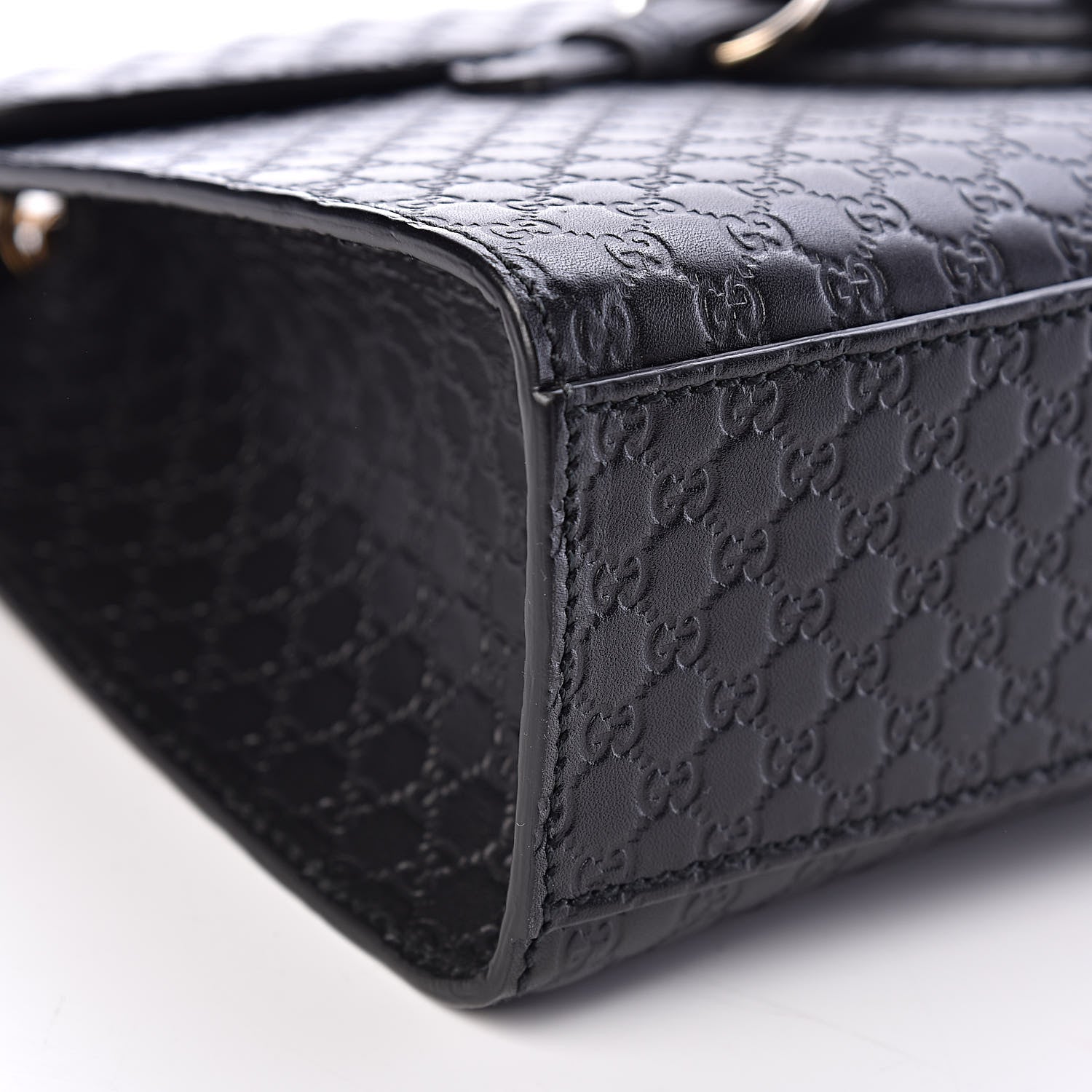 Gucci Microguccissima Medium Emily Chain Shoulder Bag Black 10 of 11