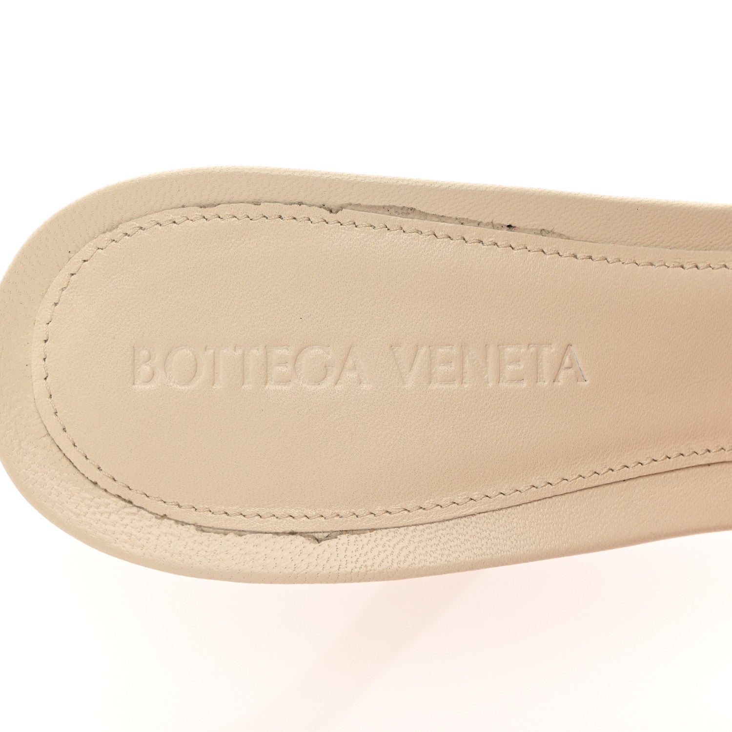 Bottega Veneta Nappa Quilted Rubber Lido Mule Sandals 37.5 Sea Salt 7 of 11