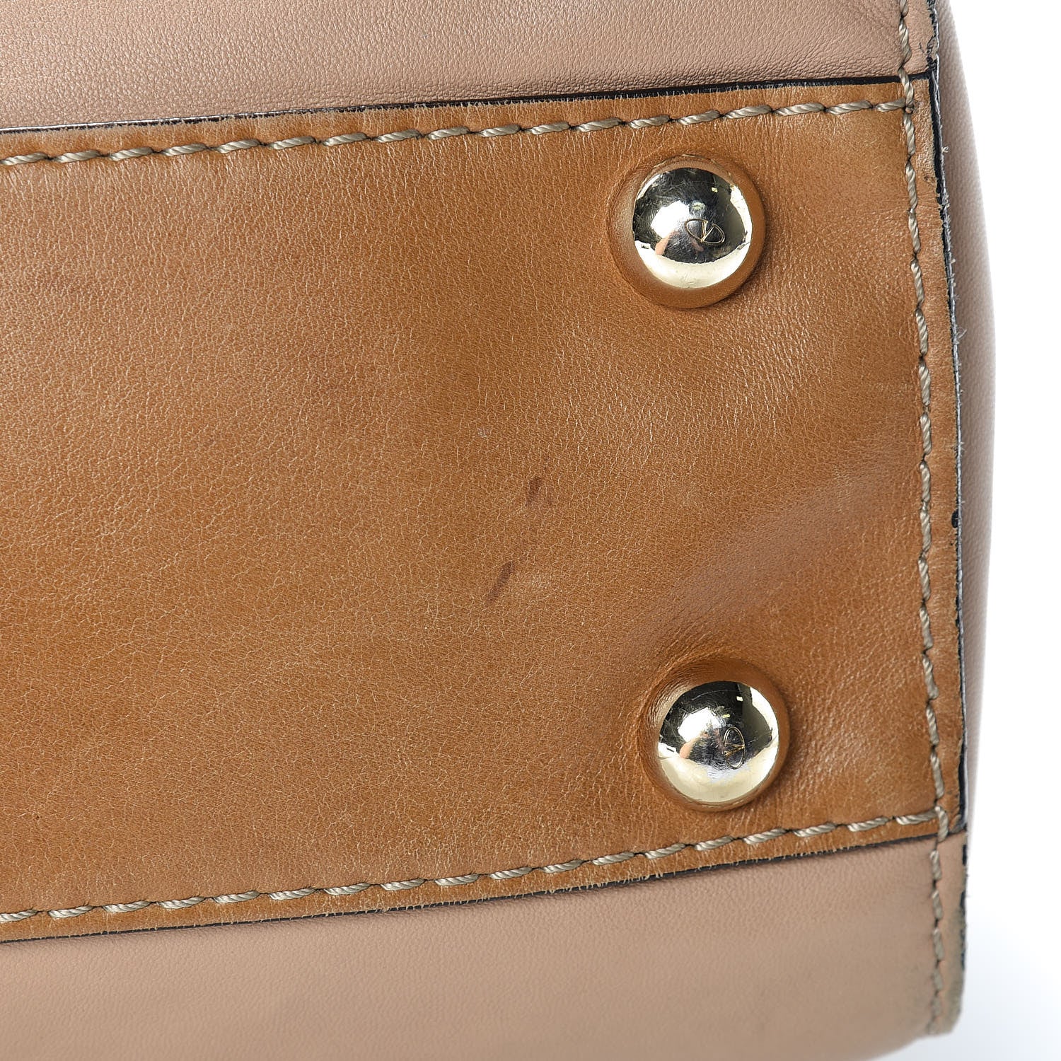Valentino Garavani Nappa Large Aphrodite Bow Satchel Taupe 20 of 31