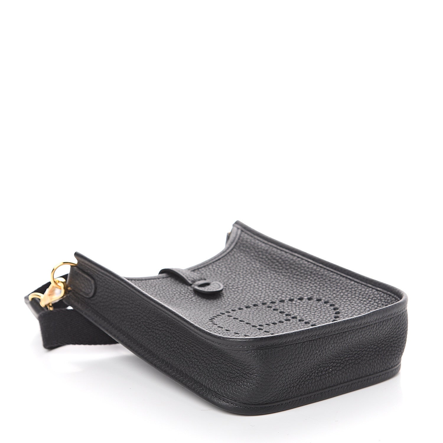 Hermes Taurillon Clemence Evelyne TPM Black 3 of 9