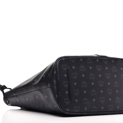 MCM Visetos Large Liz Reversible Shopper Tote Black 13 of 16