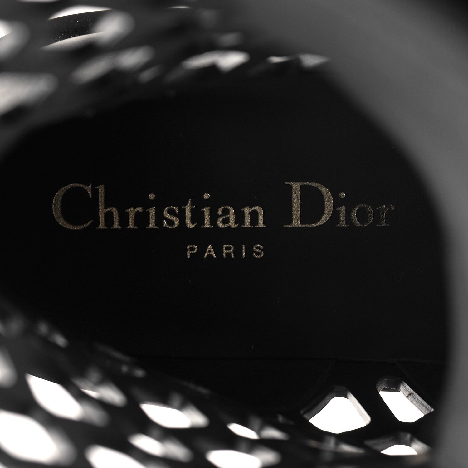 Christian Dior Matte Calfskin Womens D-Trap 30mm Tall Boots 36.5 Black 8 of 8