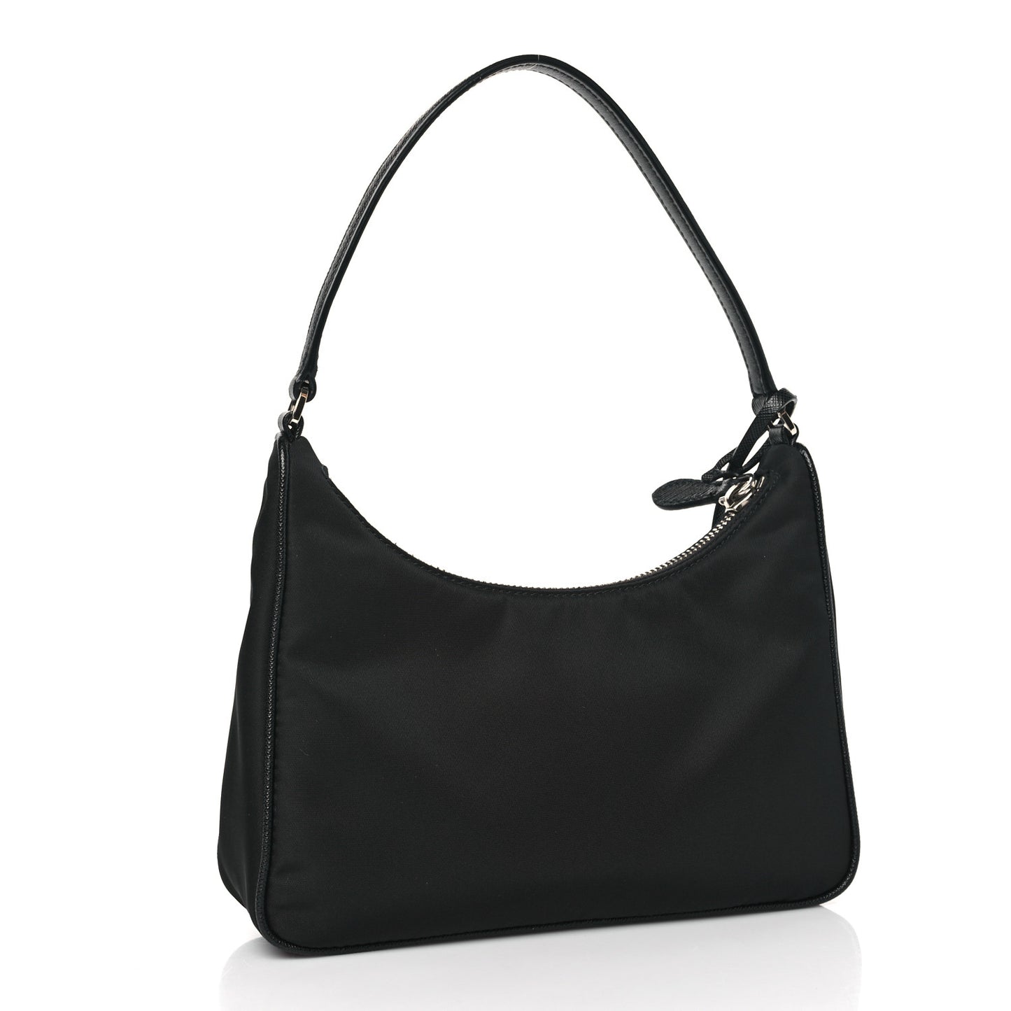 Tessuto Nylon Saffiano Mini Re-Edition 2005 Bag Black