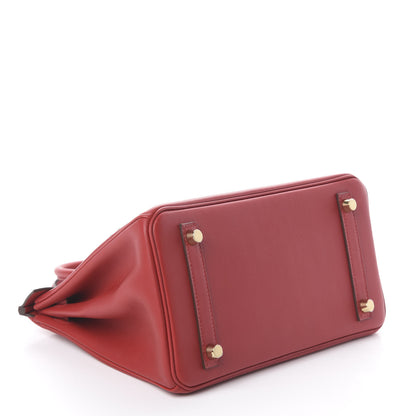 Hermes Swift Birkin 25 Rouge De Coeur 4 of 29