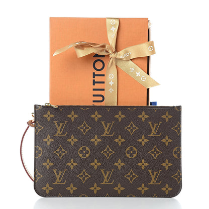 Louis Vuitton Monogram Neverfull MM GM Pochette 8 of 8