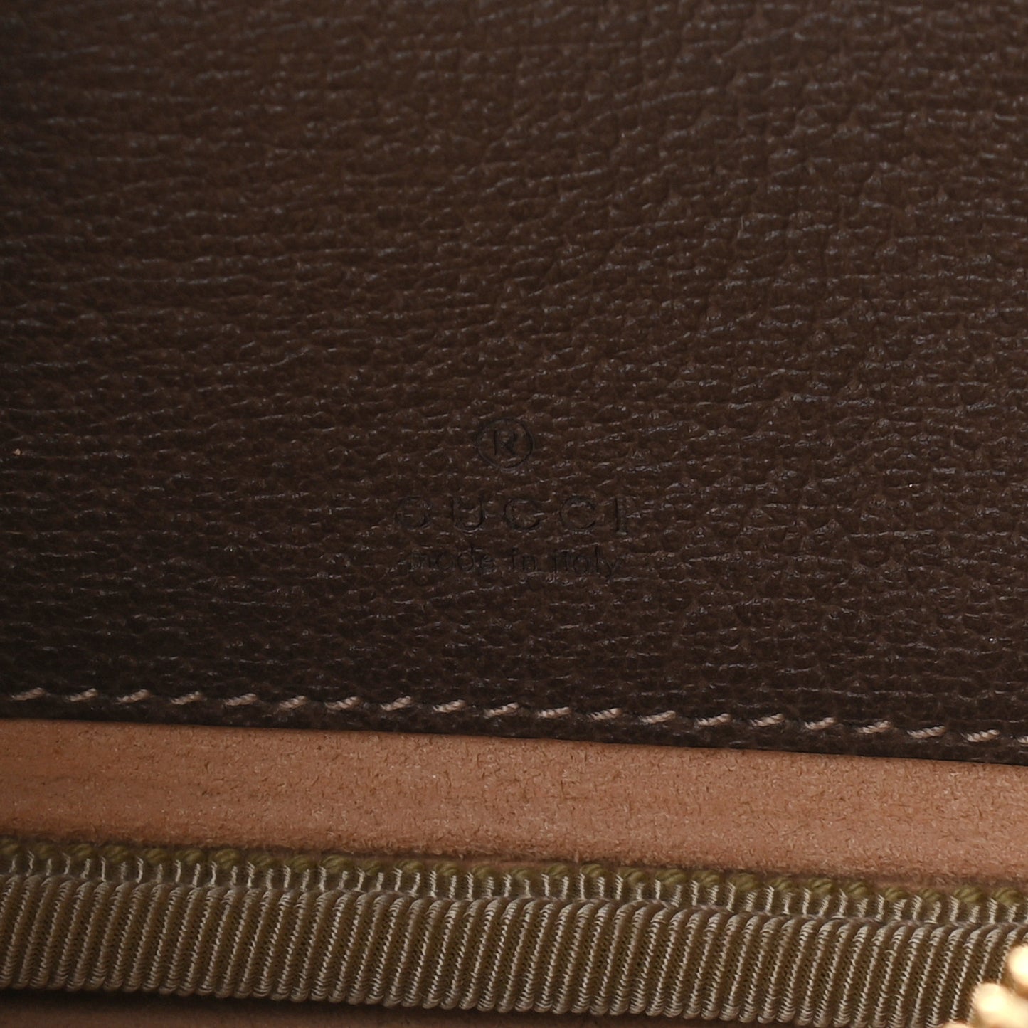 GG Supreme Monogram Ophidia Belted iPhone Case 90 36 Dark Brown