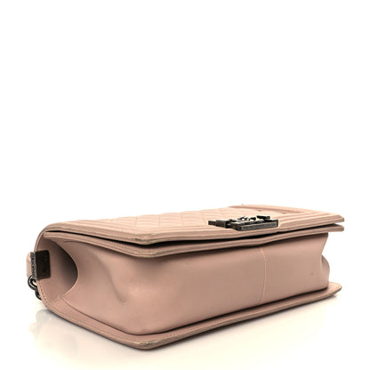 Chanel Lambskin Quilted Medium Boy Flap Light Pink 4 of 11