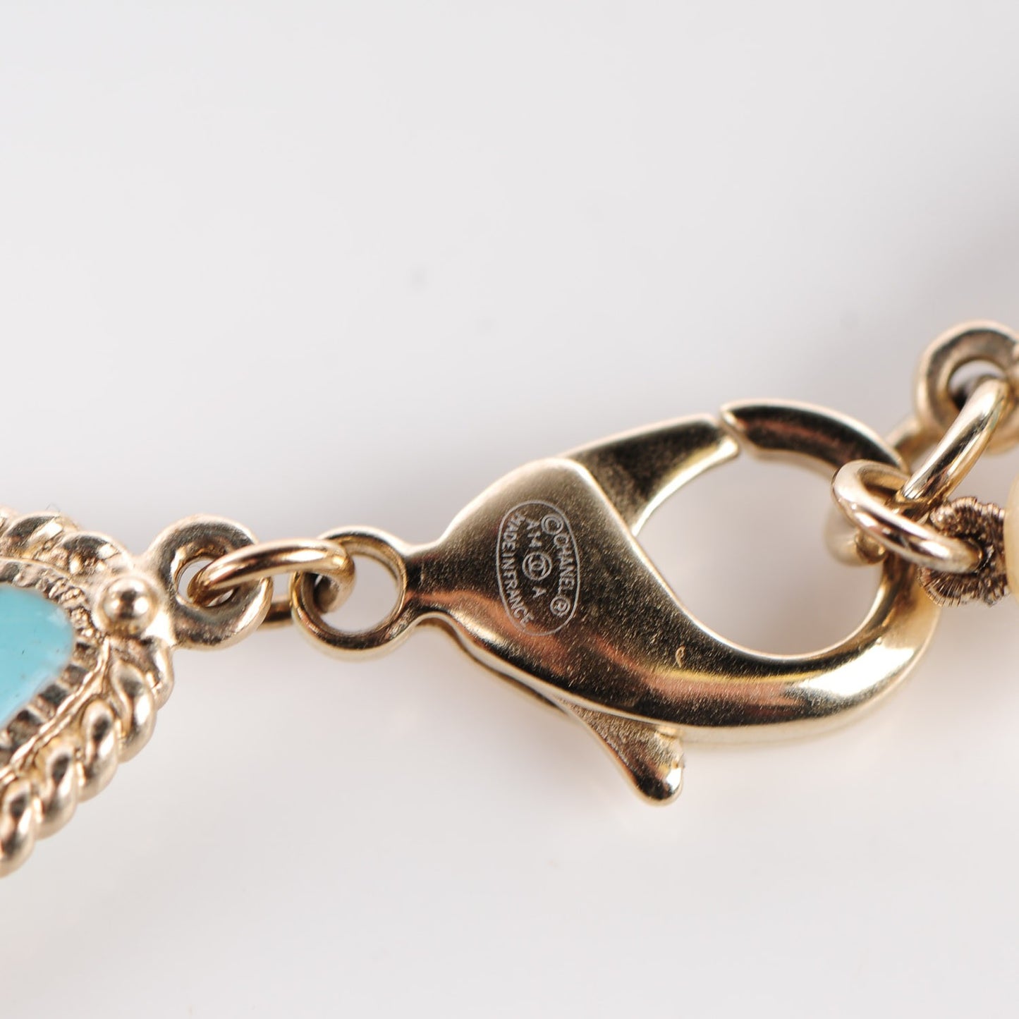 Pearl CC Belt Turquoise Burgundy