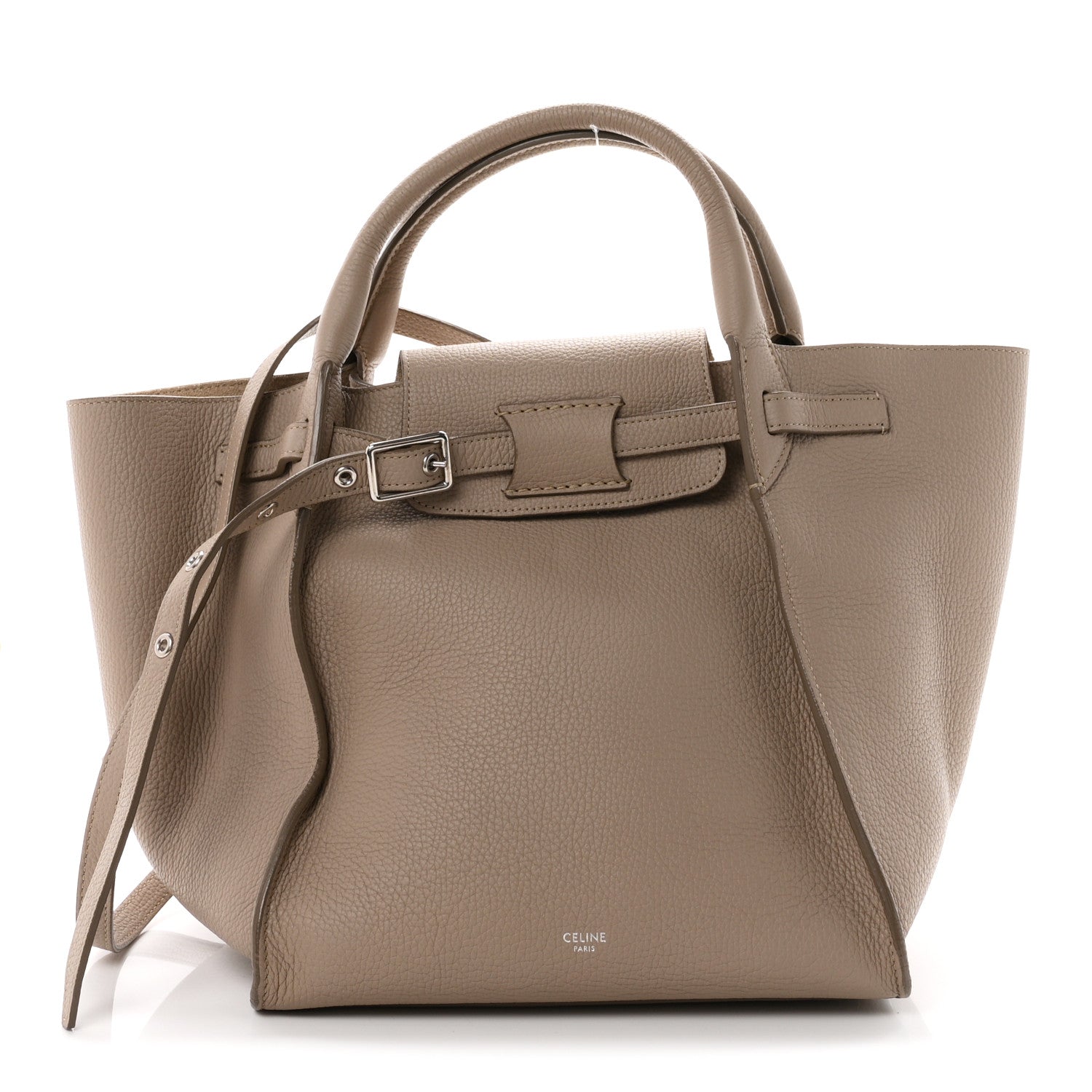 Celine Supple Grained Calfskin Small Big Bag Light Taupe 1 of 9