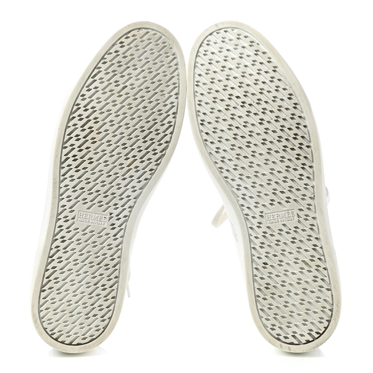 Hermes Nappa Womens Avantage Sneakers 40 White Argent 5 of 9