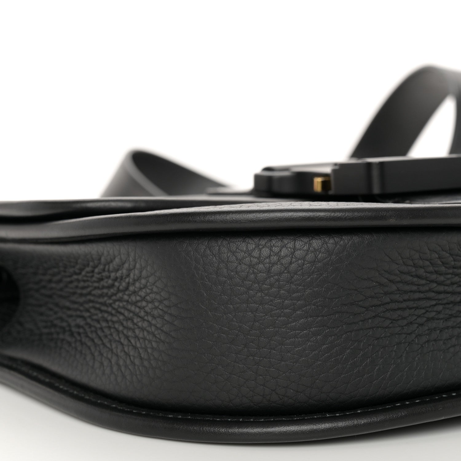 Christian Dior Grained Calfskin Gallop Bag With Strap Black 9 of 15
