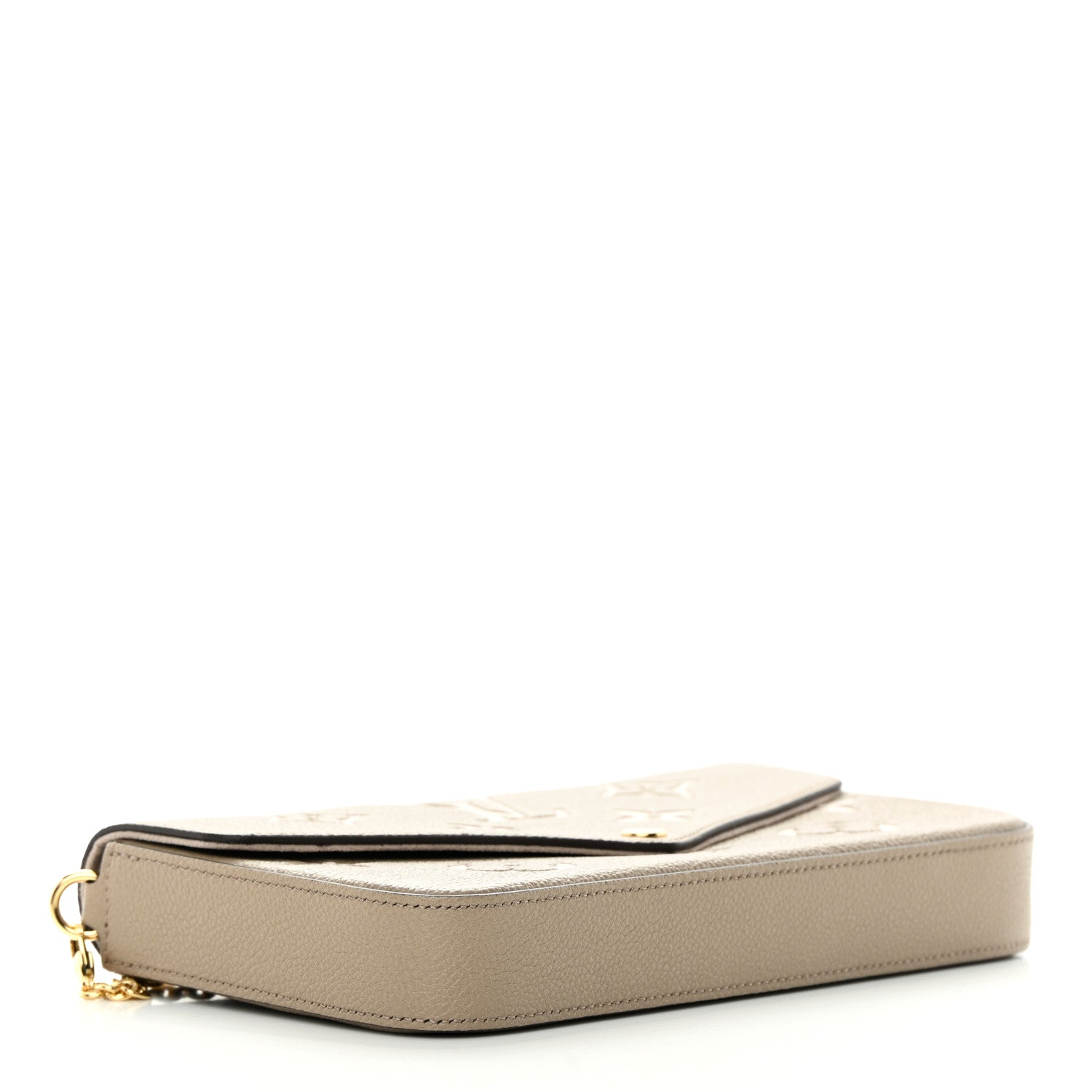 Louis Vuitton Empreinte Monogram Giant Felicie Pochette Tourterelle Creme 5 of 14