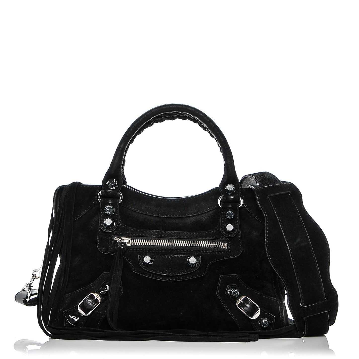 Baby Daim Suede Marble Hardware Mini City Black