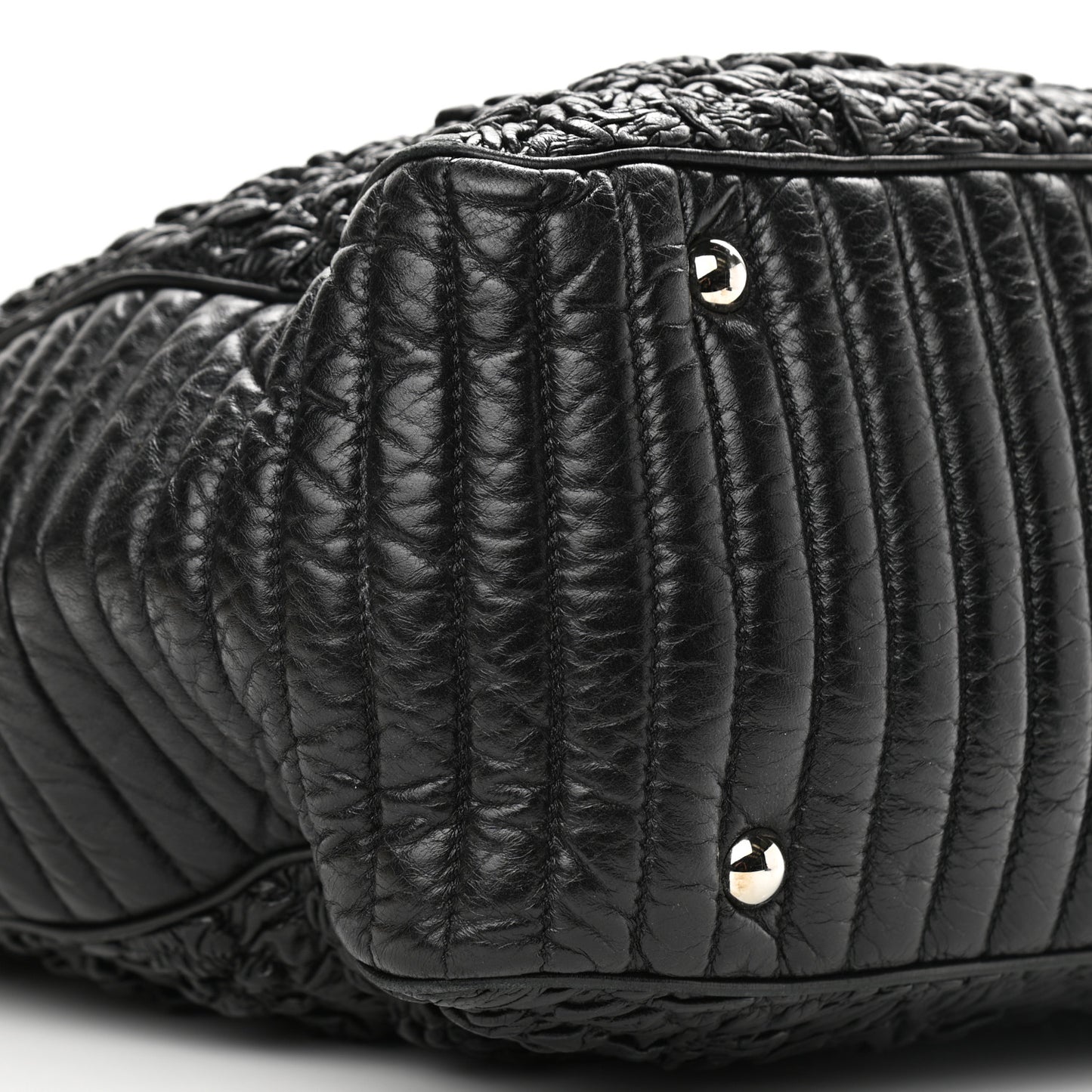 Lambskin XL Astrakan Tote Black