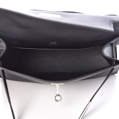 Hermes Swift Kelly Pochette Clutch Black 5 of 9