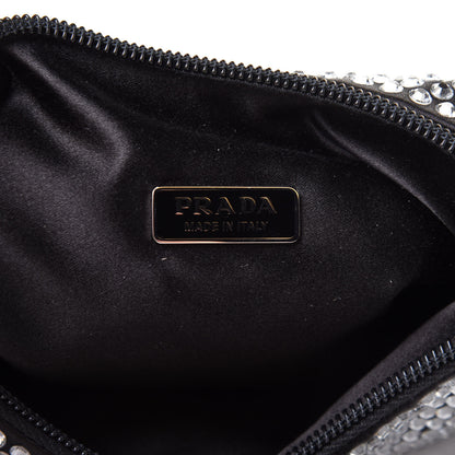 Prada Satin Crystal Mini Re-Edition 2000 Bag Cristal 6 of 12