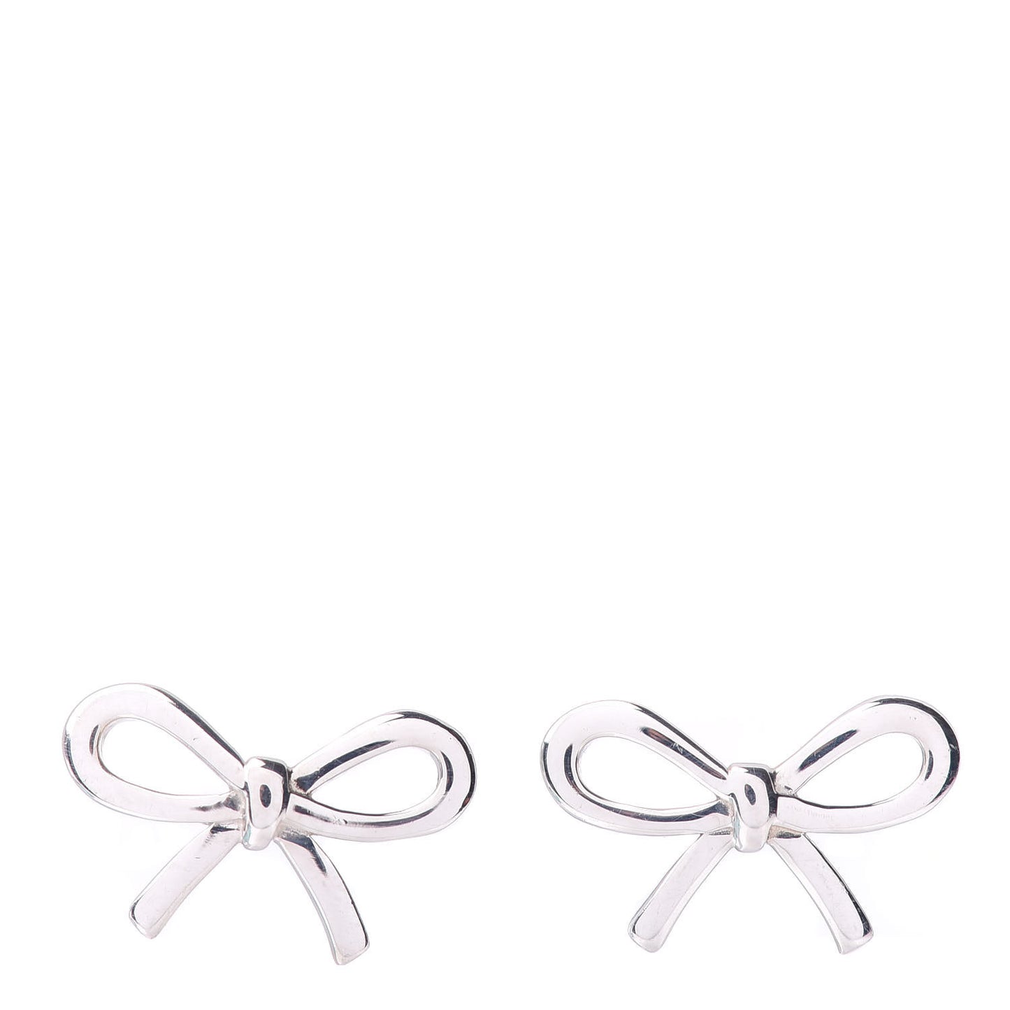 Sterling Silver Bow Earrings