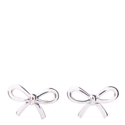 Tiffany Sterling Silver Bow Earrings 1 of 4
