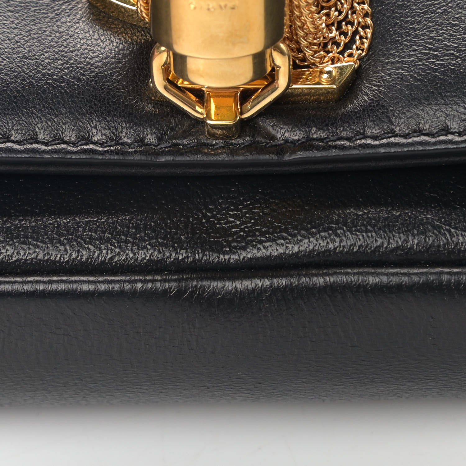 Saint Laurent Lambskin Monogram Tassel Kate 99 Black 15 of 15