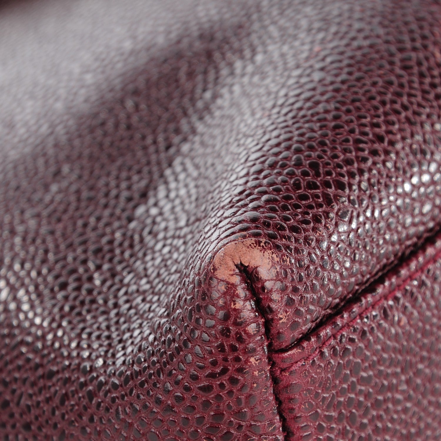 Chanel Caviar Shoulder Bag Bordeaux 12 of 12
