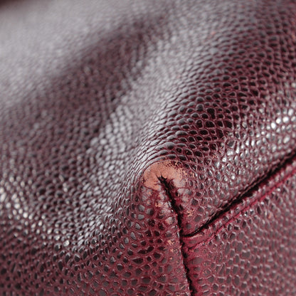 Chanel Caviar Shoulder Bag Bordeaux 12 of 12