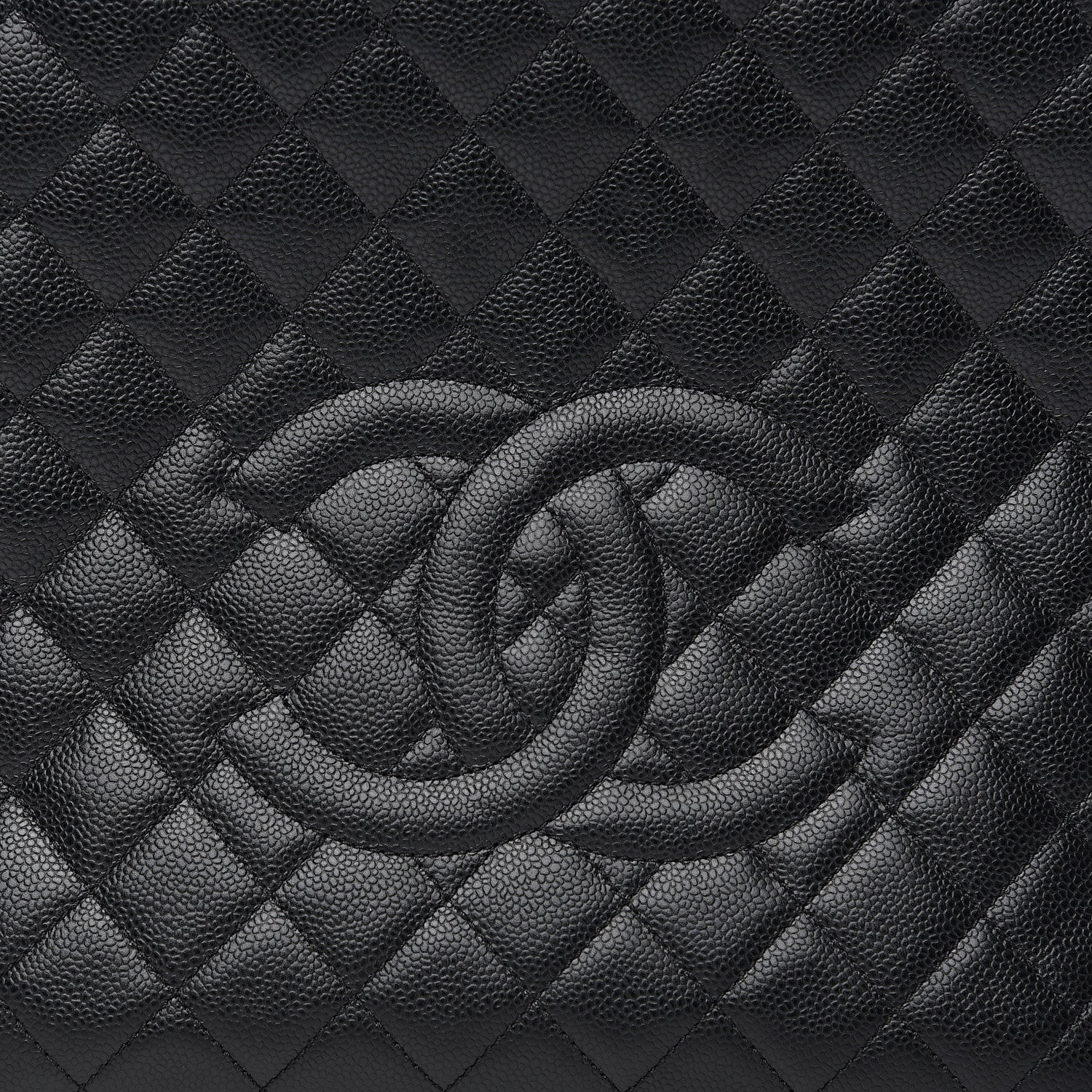 Chanel Caviar Quilted Petit Shopping Tote PST Black 7 of 9