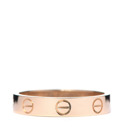 Cartier 18K Yellow Gold 3.5mm LOVE Wedding Band Ring 52 6 1 of 5