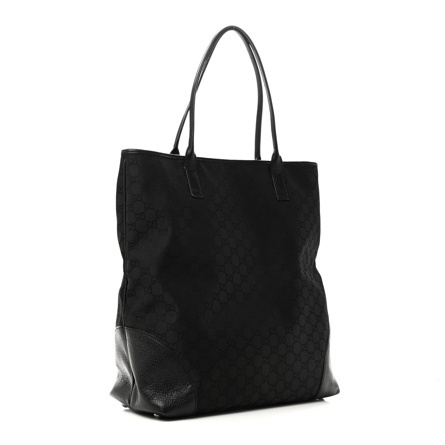 Gucci Canvas Monogram Shopping Tote Black 3 of 10